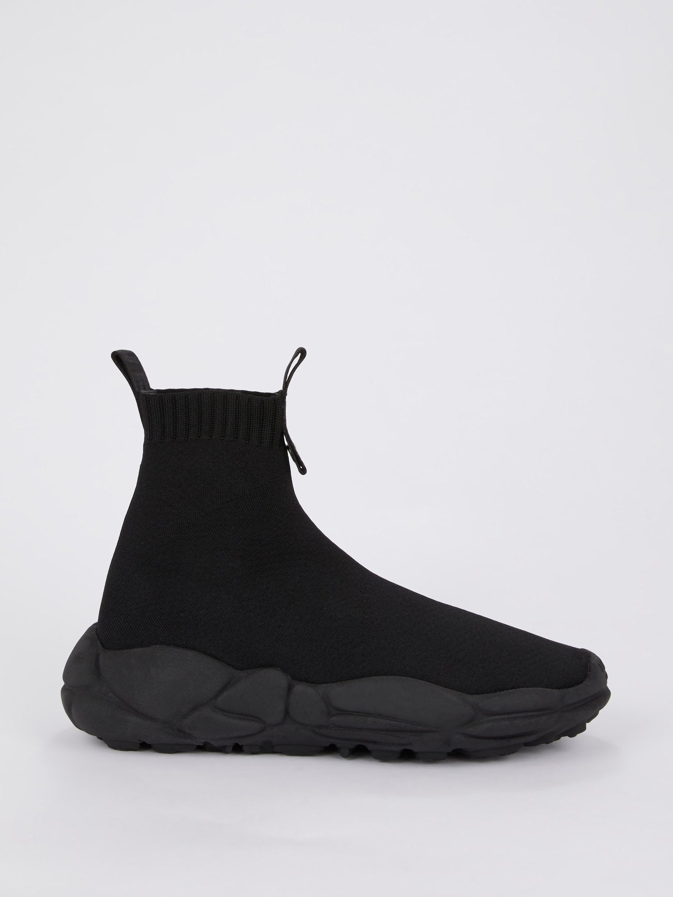 sock sneaker black