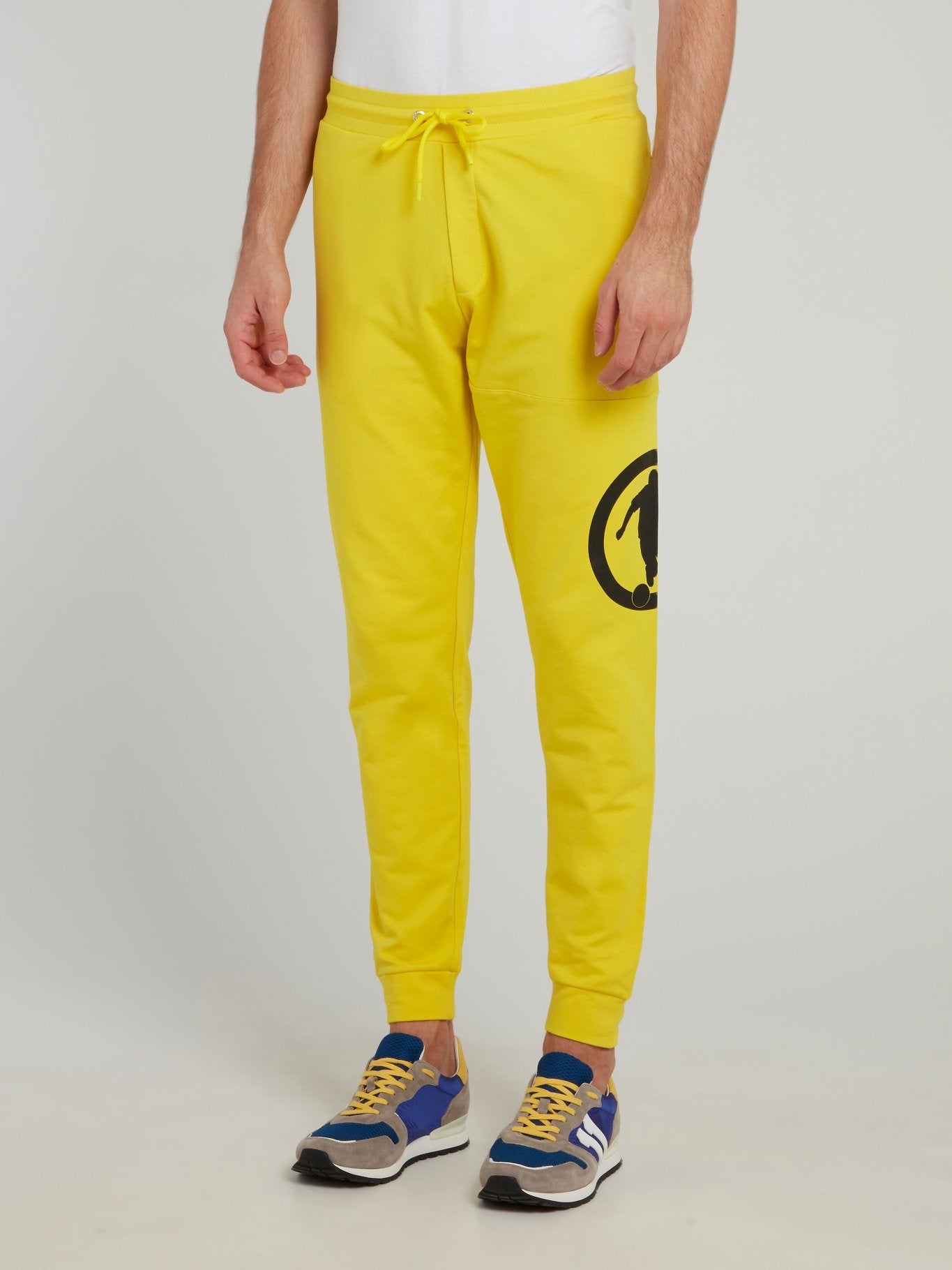 yellow fleece pants