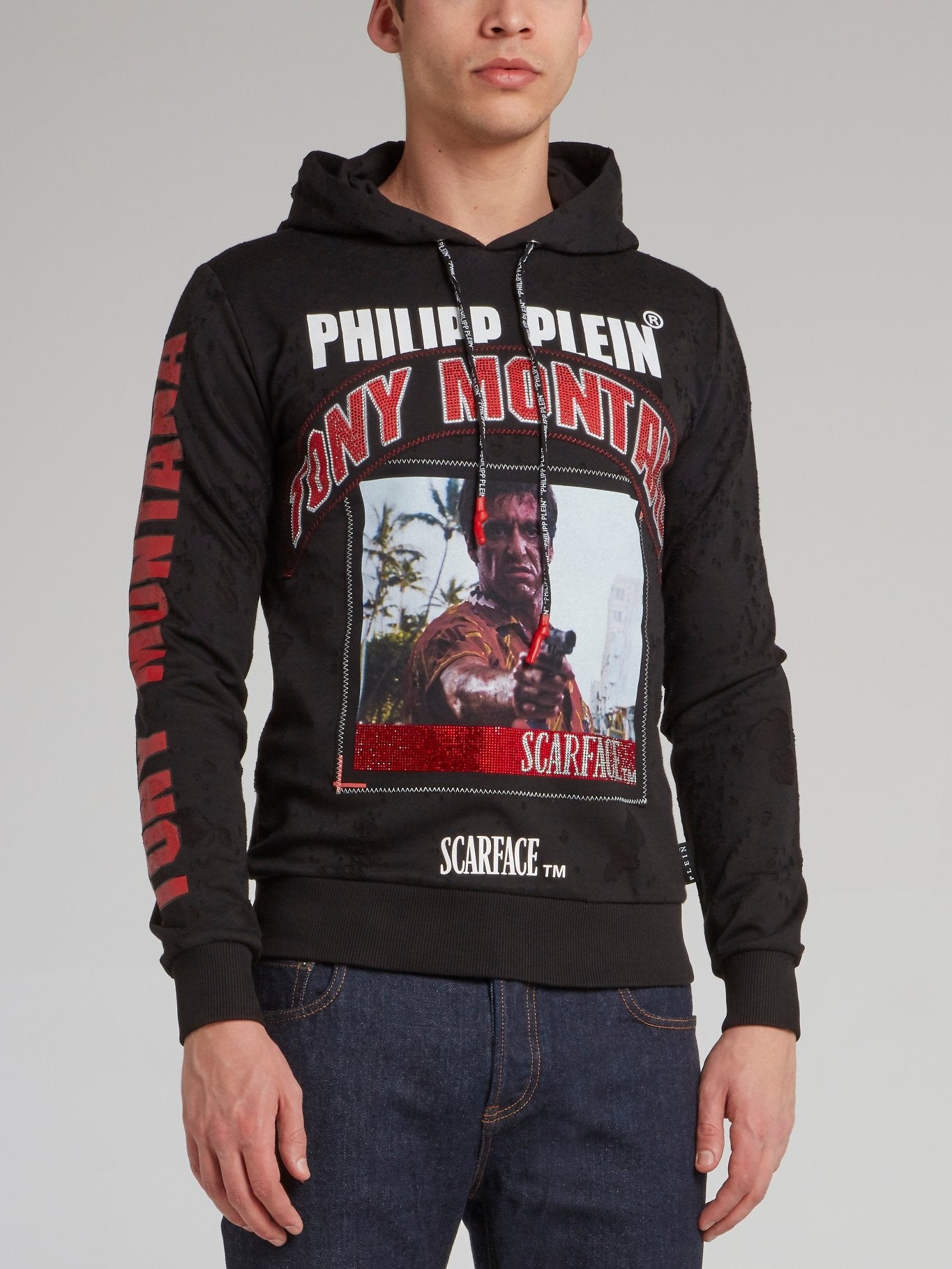 Scarface Black Distressed Graphic Sweatshirt – MAISON-B-MORE