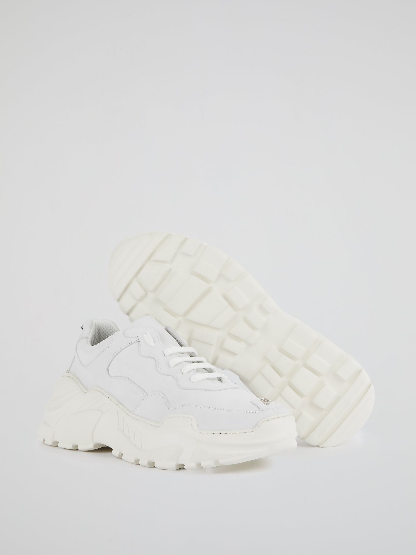 platform white runners