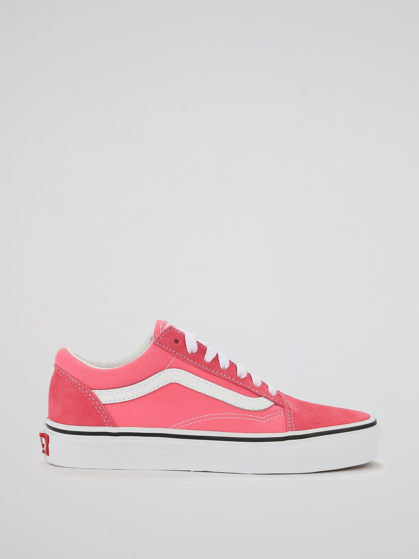 vans red primary check old skool