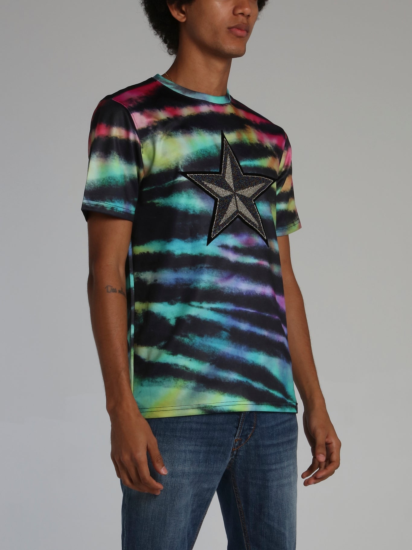 tie dye athletic shirt