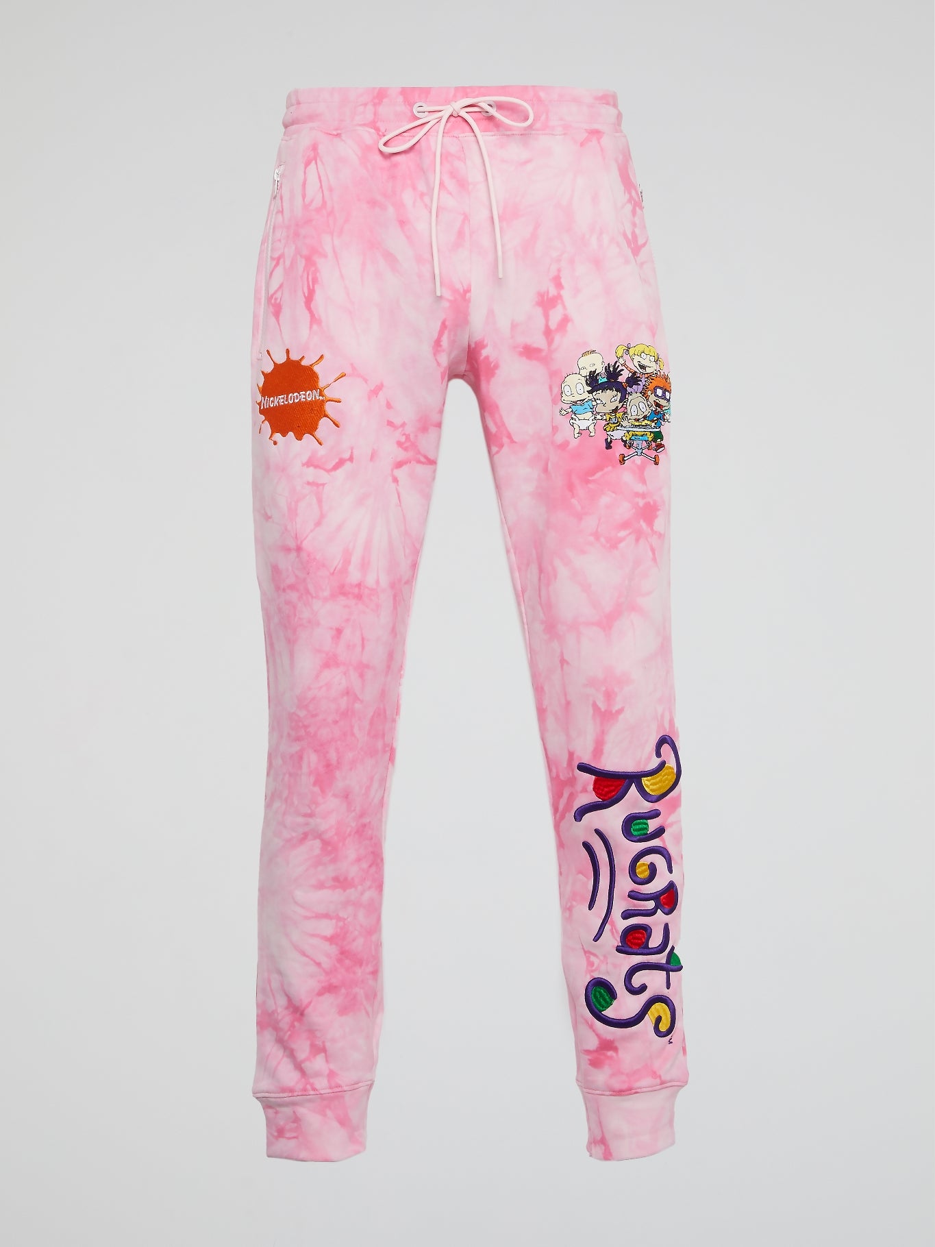 pink tie dye sweatpants