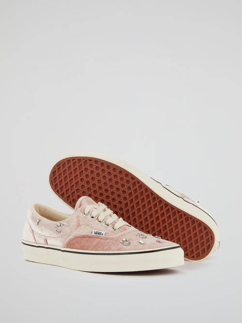 vans pink velvet