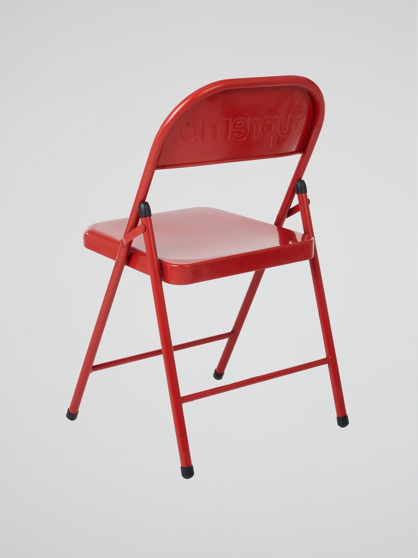 Metal Folding Chair 赤　レッド　red 椅子　チェア