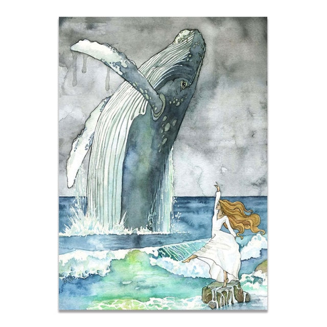 Affiche Baleine - Enfant