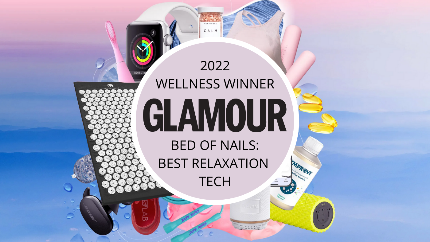 Bed of Nails Acupressure Mat Named to Glamour UK 2022 Power List as a Wellness Winner