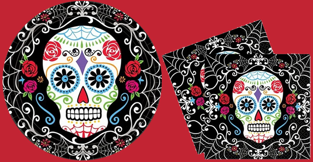 Day of the Dead tableware