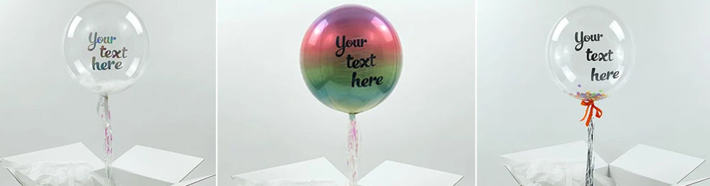Personalised Inflated Balloons
