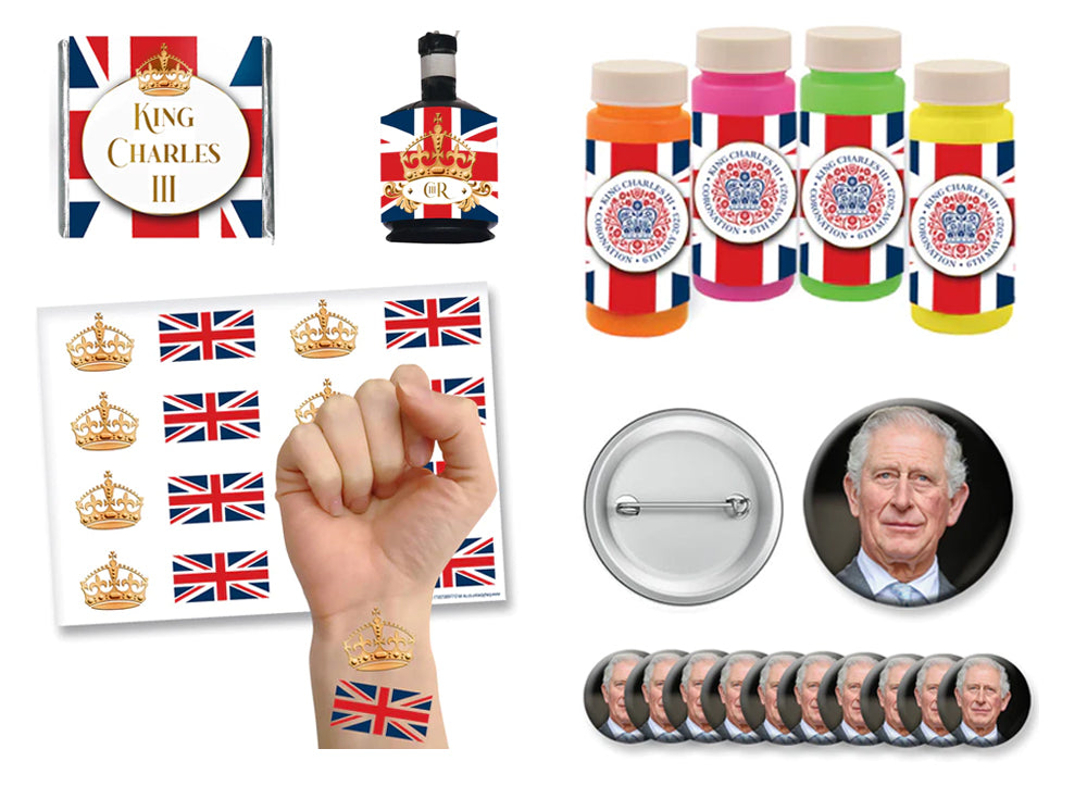 Coronation of King Charles III Party Favours Novelties Table Decorations