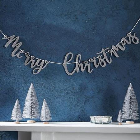 Merry Christmas Letter Banner