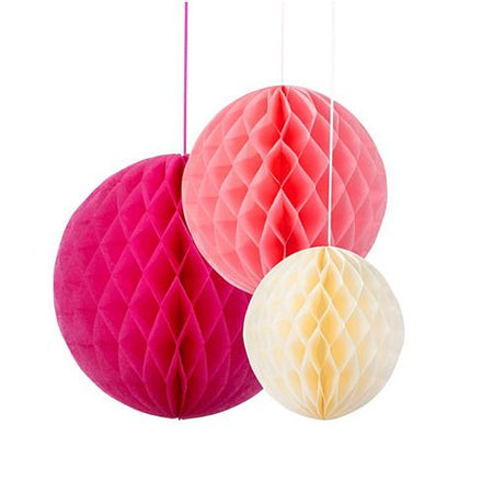 Click to view product details and reviews for Decadent Decs Honeycombs Blossom Mix Tissue Balls Pack Of 3.