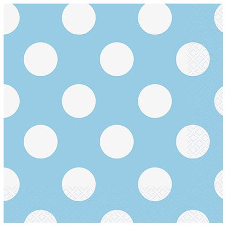Click to view product details and reviews for Pale Blue Dots Napkins Pack Of 16.