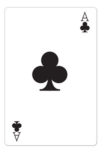 Ace Of Clubs Playing Card Cardboard Cutout 154m