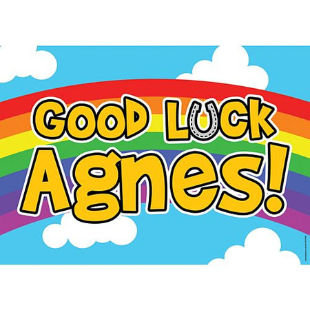 Click to view product details and reviews for Good Luck Personalised Poster A3.