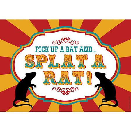 Click to view product details and reviews for Fundraising Splat A Rat Sign A3.