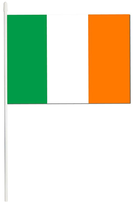 Irish Pvc Hand Waving Flag Each 11 X 7