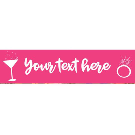 Team Bride Hen Party Personalised Banner 12m