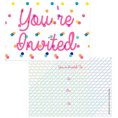 Click to view product details and reviews for Party Time Invites Pack Of 8.