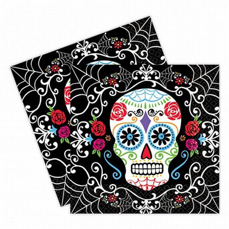 Click to view product details and reviews for Day Of The Dead Luncheon Napkins 33cm Pack Of 36.