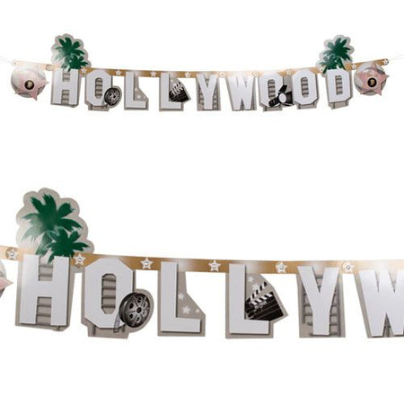 Hollywood Card Letter Banner 135m