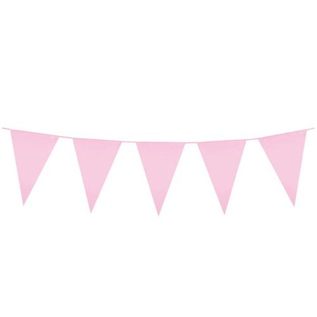 Click to view product details and reviews for Pastel Pink Giant Outdoor Plastic Bunting 10m.