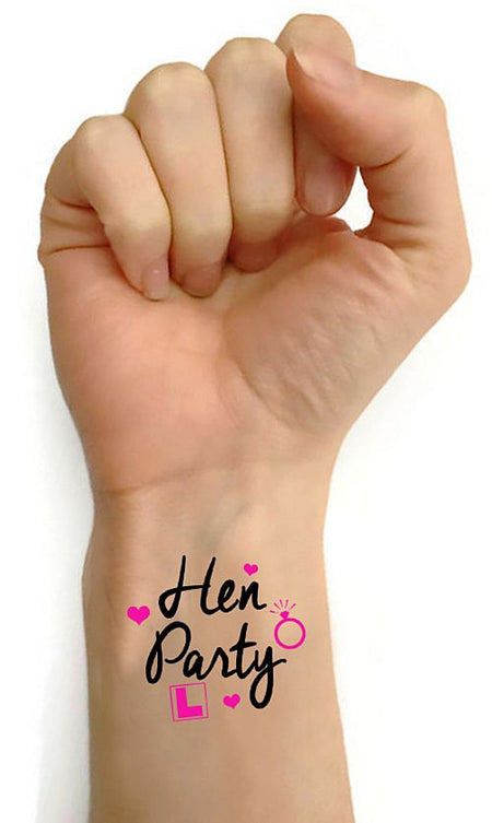 Hen Party Tattoos Various Designs Pack Of 15