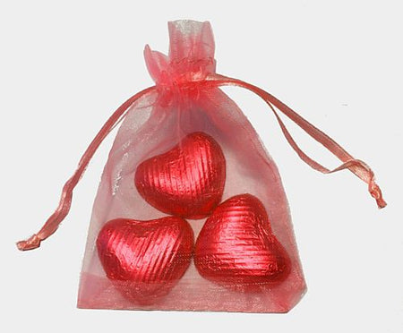 Click to view product details and reviews for Favour Bag With 3 Chocolates Red Pack Of 10.
