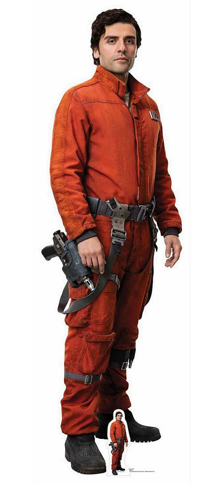 Star Wars The Last Jedi Poe Dameron Cardboard Cutout 174m