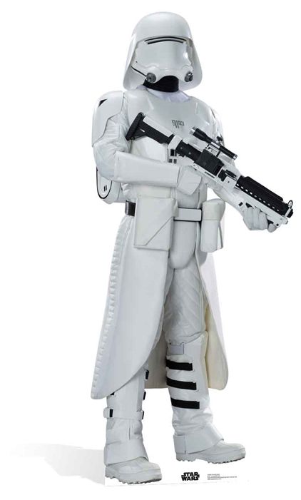 Star Wars The Force Awakens Snowtrooper Cardboard Cutout 182m