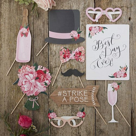 Click to view product details and reviews for Boho Wedding Photo Booth Props Pack Of 10.