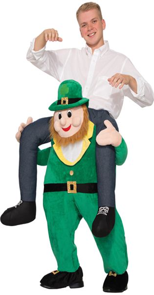 Click to view product details and reviews for Piggy Back Leprechaun Costume.