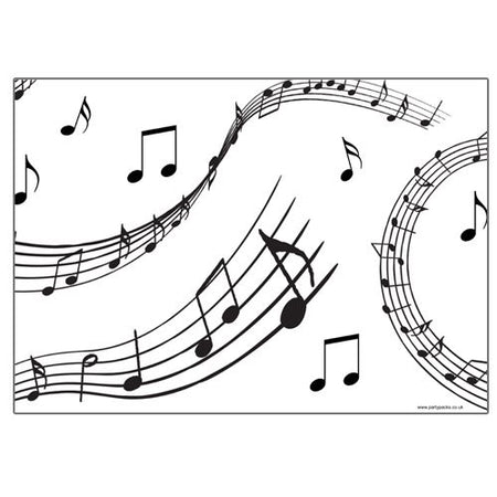 Click to view product details and reviews for Musical Notes Poster A3.