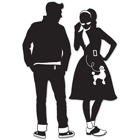 Click to view product details and reviews for 50s Silhouette Cutouts 927cm Pack Of 2.