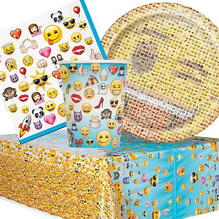 Emoji Tableware Party Pack For 8