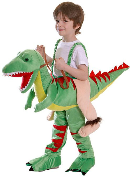 Ride On Dinosaur Fancy Dress Costume One Size