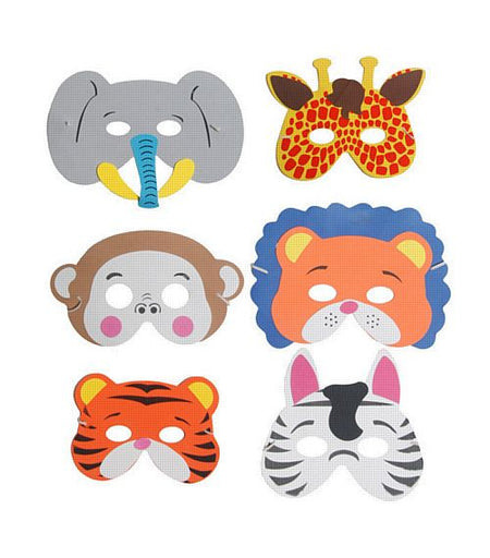 Click to view product details and reviews for Assorted Jungle Foam Animal Masks Box Of 288.