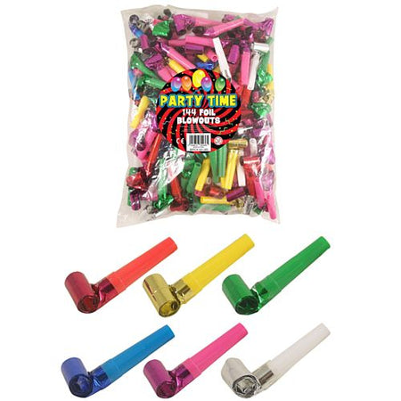 Click to view product details and reviews for Foil Blowouts 6 Assorted Colours 4cm Pack Of 144.