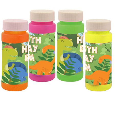 Click to view product details and reviews for Personalised Bubbles Dinosaur Pack Of 6.