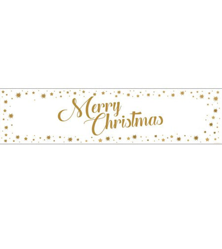 Click to view product details and reviews for Gold Stars Merry Christmas Banner 12m.