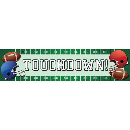 Click to view product details and reviews for American Football Touchdown Banner 12m.