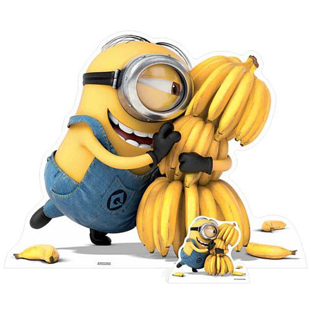 Click to view product details and reviews for Minion With Bananas Cardboard Cutout 129cm.