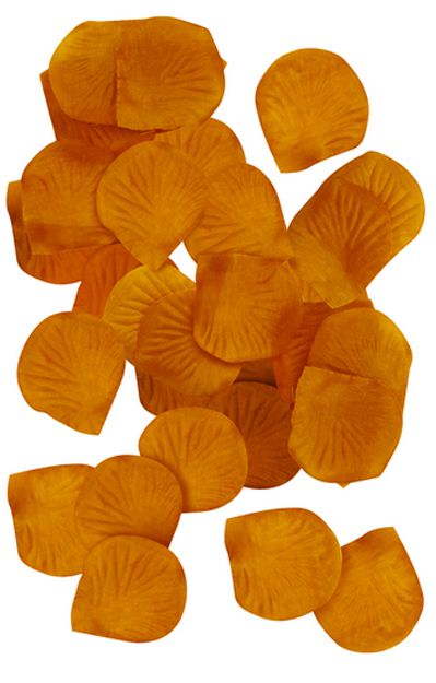 Gold Silk Rose Petals Pack Of 150