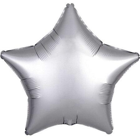 Click to view product details and reviews for Silver Satin Finish Star Foil Balloon 18.