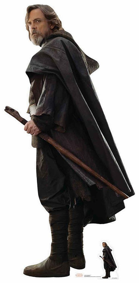 Click to view product details and reviews for Star Wars The Last Jedi Luke Skywalker Cardboard Cutout 178m.