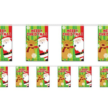 Click to view product details and reviews for Santa Claus Merry Christmas Small Flag Interior Bunting 24m.