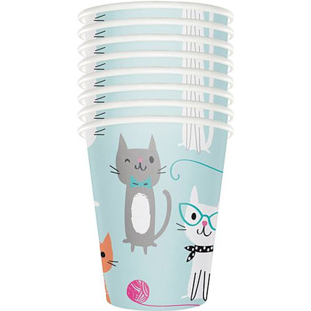 Click to view product details and reviews for Purrfect Party Cat Paper Cups Pack Of 8.
