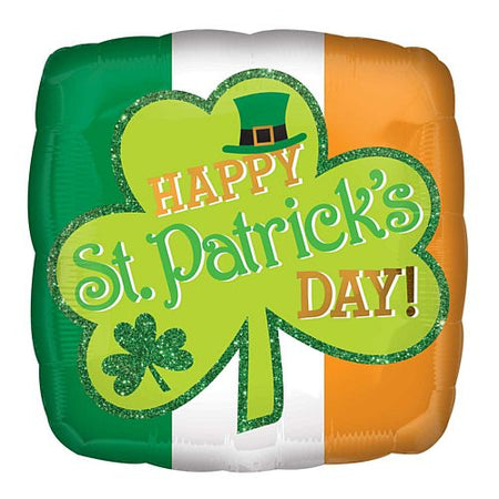 Click to view product details and reviews for St Patricks Day Sparkle Standard Foil Balloon.