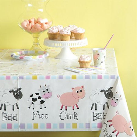 Click to view product details and reviews for Farmyard Party Plastic Tablecloth 137m X 213m.