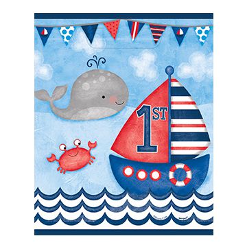 Click to view product details and reviews for Nautical First Birthday Party Bags Pack Of 8.